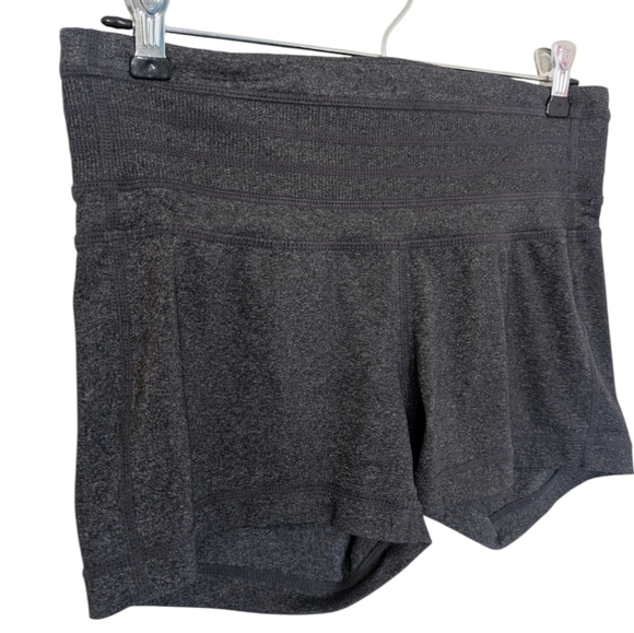 prAna Olympia Shorts Yoga Sustainable Womens M Athletic Earthy Granola Grey - Picture 4 of 11